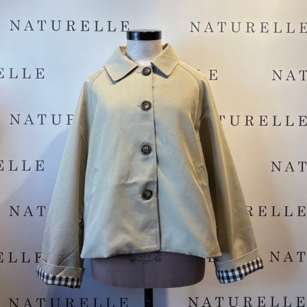 Trenchcoat Musy Muse Paris Beige - Één Maat (nieuw!)