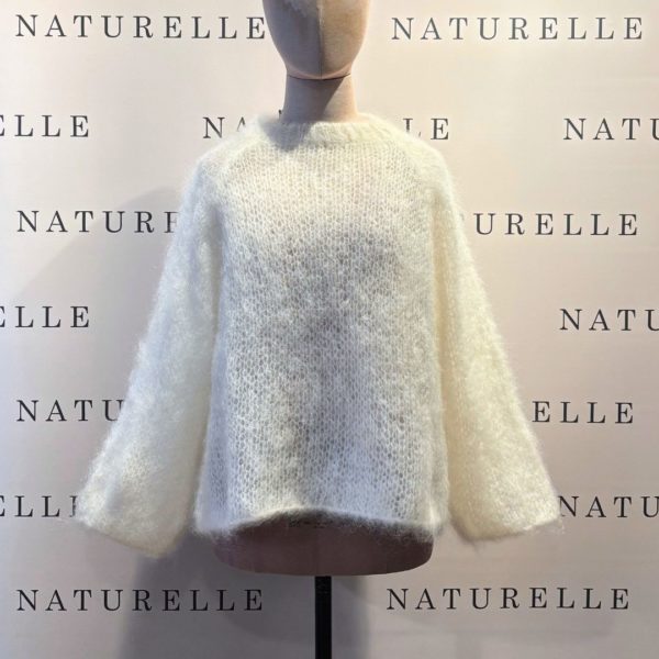 Trui For Her 9227 Mohair Wit - Één Maat (nieuw!)