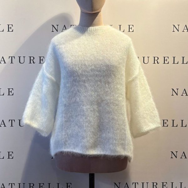 Trui For Her 9217 Mohair Wit - Één Maat (nieuw!)