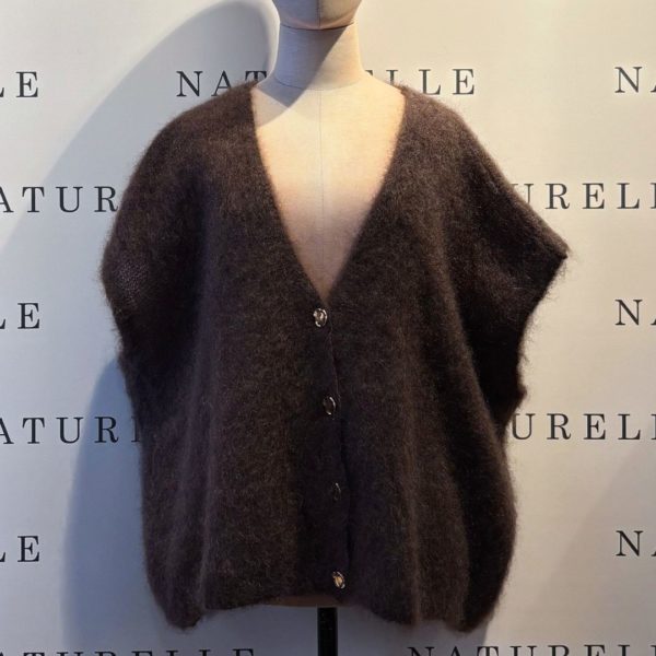 Vest For Her 9201 Mohair Bruin - Één Maat (nieuw!)